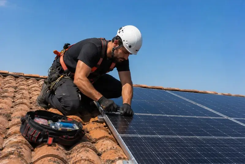 Maintenance et monitoring de panneaux solaires à Castelnau-de-Guers